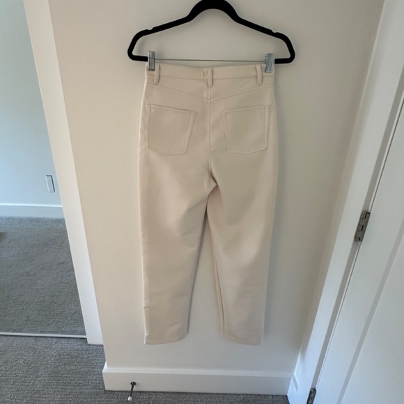 Aritzia Wilfred Melina Pant Birch vegan leather - Picture 2 of 3